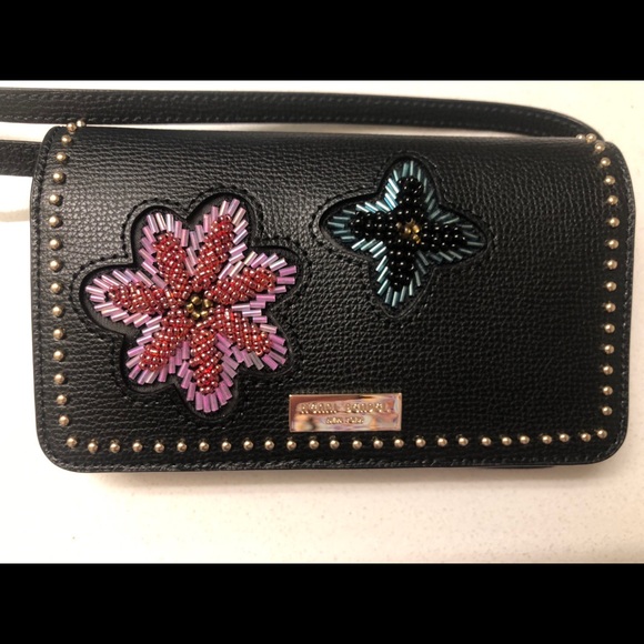 henri bendel Handbags - Henri Bendel West 57th Crossbody: Floral Appliqué